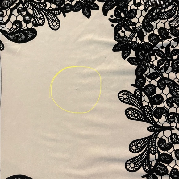 INC black & cream sleeveless blouse - Picture 8 of 9